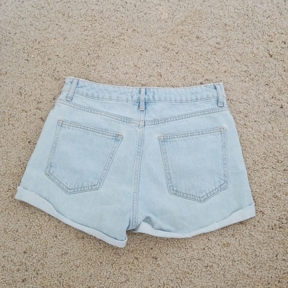 Light Midwaist Jean Shorts - Picture 2 of 3